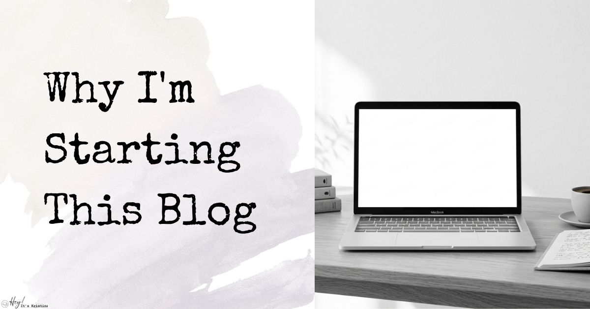Why I am Starting This Blog